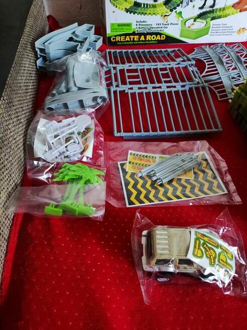 Tor wyścigowy samochodowy Tory Dinozaur pojazd dla Dzieci