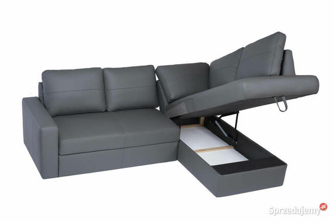 Nowoczesny narożnik Modern - 100% skóra naturalna