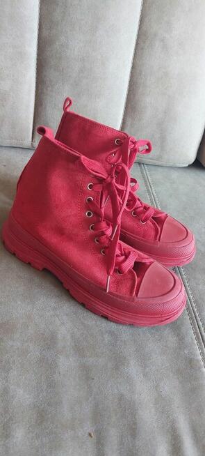 Czerwone Trampki rozmiar 38
