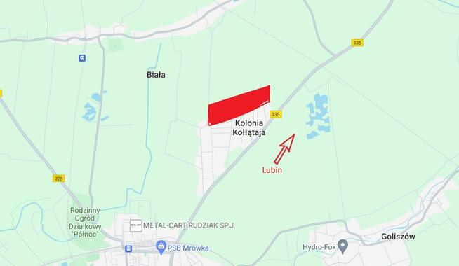 Sprzedam działkę budowlaną w Chojnów-Biała