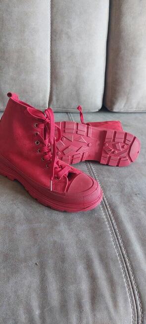 Czerwone Trampki rozmiar 38