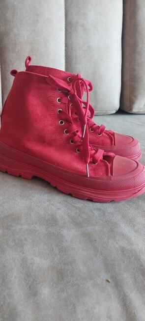 Czerwone Trampki rozmiar 38