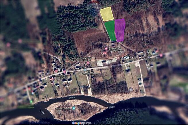 Działka budowlana 4 913 m2 Zakościele nad Pilicą