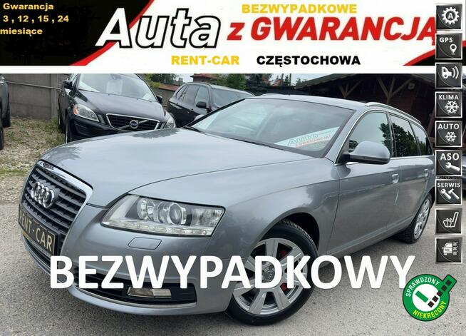 Audi A6 2.0TDi 170PS ZAREJESTROWANY*Bezwypadkowy Automat Navi GWARANCJA24M