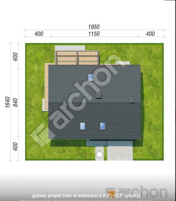 Działka z wylanym fundamentem w Lipinach!