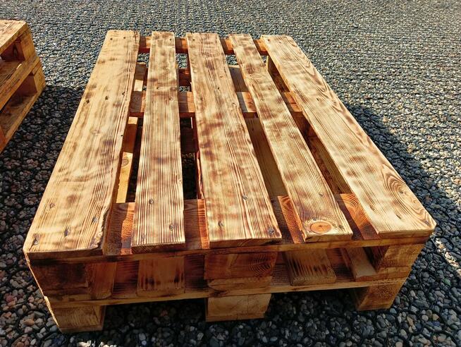 Meble paletowe ogrodowe z palet Narożnik + stolik Zestaw