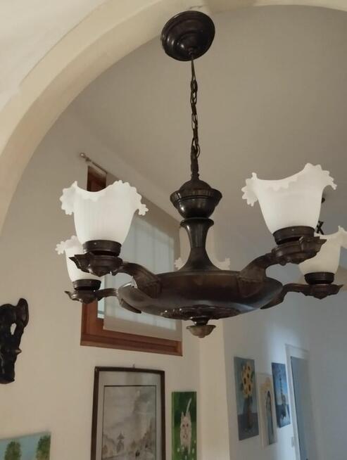 Lampa pięciokloszowa