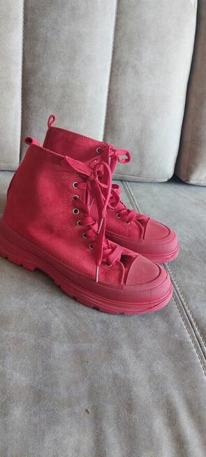 Czerwone Trampki rozmiar 38