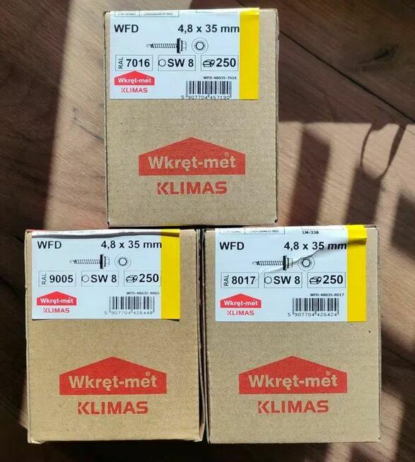 Farmery Wkręty Do Blachy Blachowkręty Opk. 250 Szt. 4,8X35 Mm