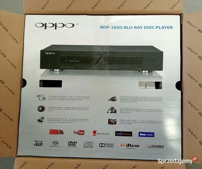 Nowy odtwarzacz Blueray marki OPPO BDP-103D 2015
