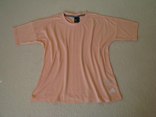 T-shirt, koszulka sportowa Adidas brzoskwiniowa rozm. M