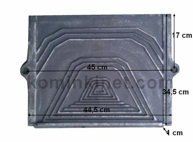 Płyta tylna do wkładu kominkowego CHEMINEES DIFFUSION B 1 pr