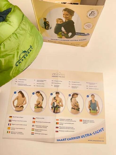 Nosidło chusta dla dziecka Amazonas Smart Carrier Ultra Ligh