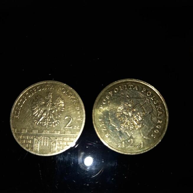 2 złote obiegowe okolicznościowe Konin 2008 Woj.Świętokrzysk