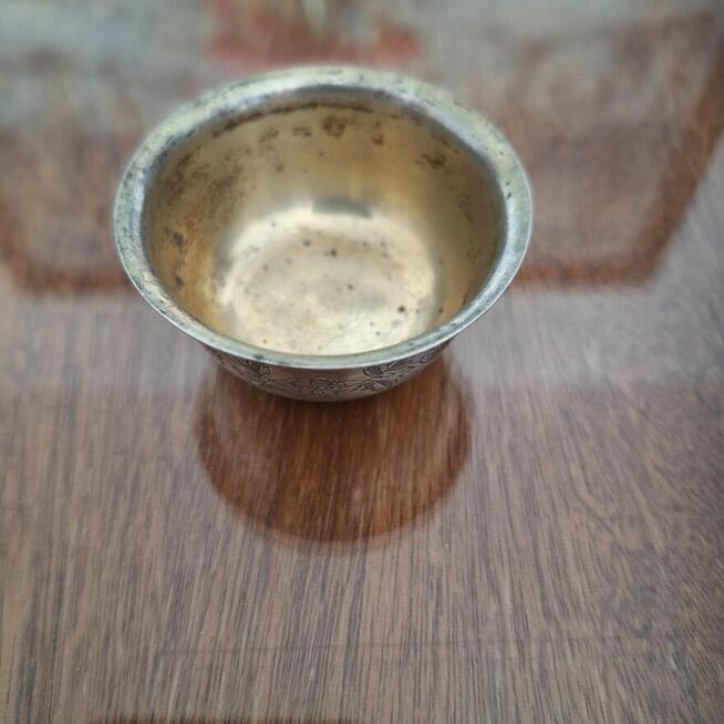 Naczynko srebro pozłacane