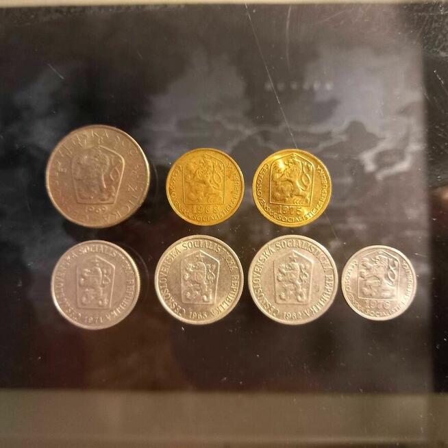 CZECHOSŁOWACJA monety obiegowe 1962 - 1988