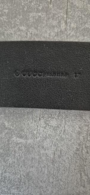 GUCCI bransoletka skórzana szeroka dla kobiet