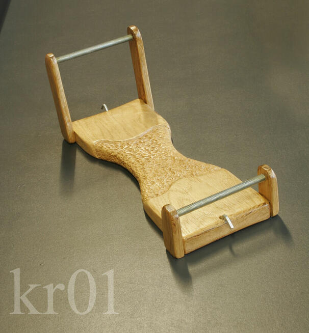 Krosno drewno dębowe zdobione krosno do wyrobu bransoletek