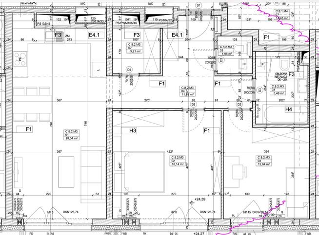 3-pok. apartament na Kępie Mieszczańskiej, 2x MP