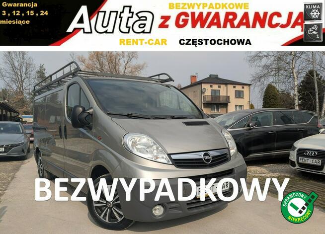 Opel Vivaro Long 2.0D*115PS Ciężarowy 3-Osoby Bezwypadkowy Klima Serwis GWARANCJA