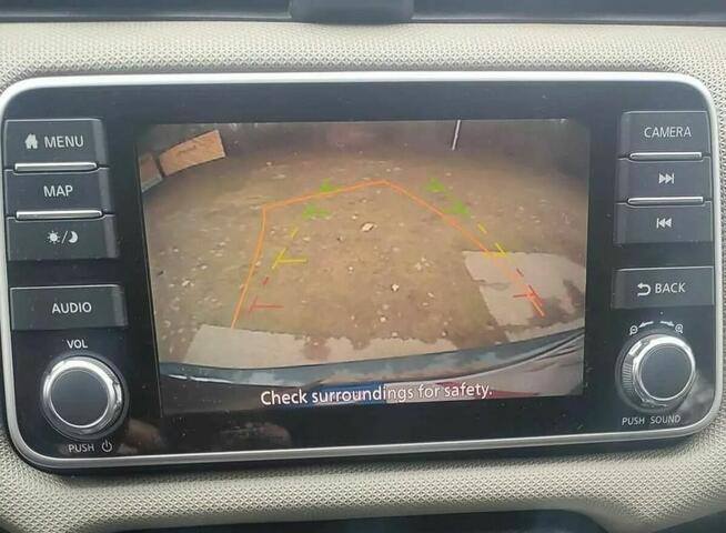 Nissan Micra nawigacja, kamera cofania, system nagłośnienia, android auto,apple car