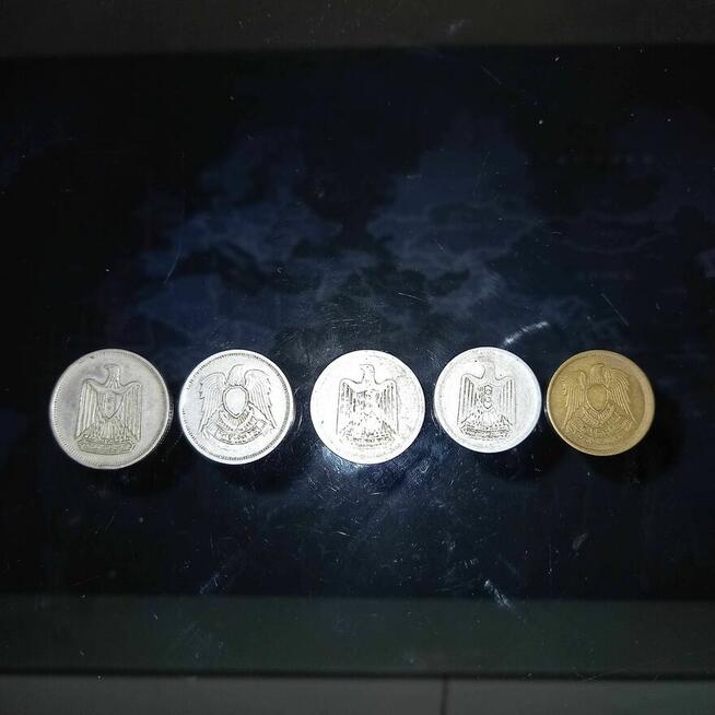 EGIPT monety obiegowe 1967 , 1973