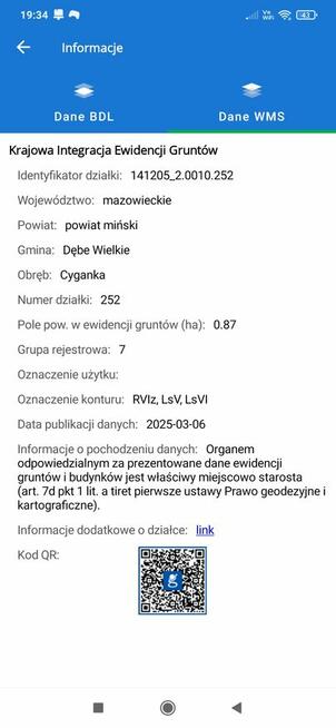 Działka (W-wa 20 min) Dębe Wielkie