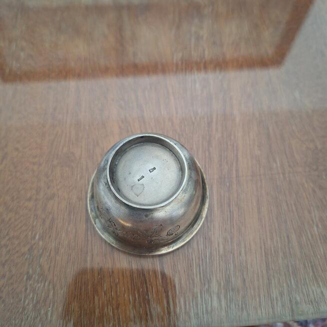 Naczynko srebro pozłacane