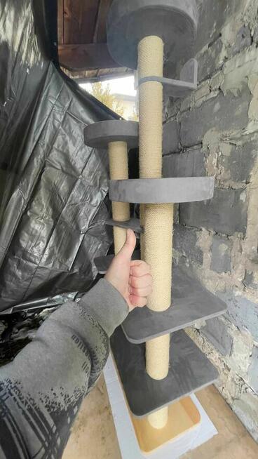 Drapak dla kota na wymiar, darmowa wizualizacja 3D