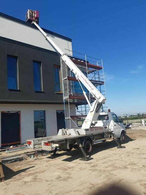 wynajem podnośnik koszowy 20m 28m wycinka drzew 507,523,564