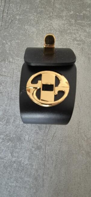 GUCCI bransoletka skórzana szeroka dla kobiet