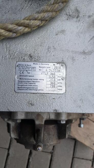 POMPA PRÓŻNIOWA VTLF 360