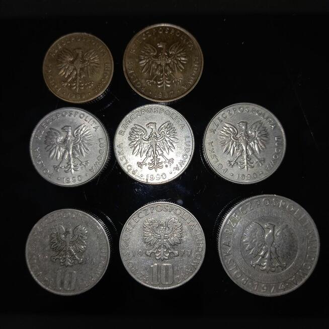 PRL monety obiegowe 1974 - 1990