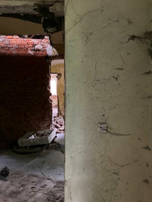 Baborów - działka z domem do rozbiórki za cenę 70.000,- zł.