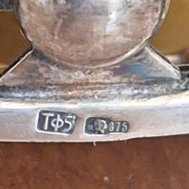 koszyczki z rączką, ze srebra pozłacane