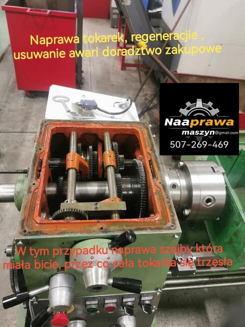 Naprawa maszyn przemysłowych, pomoc w awariach Małopol.