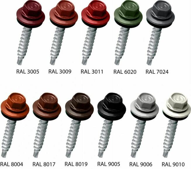 Farmery Wkręty Do Blachy Blachowkręty Opk. 250 Szt. 4,8X35 Mm