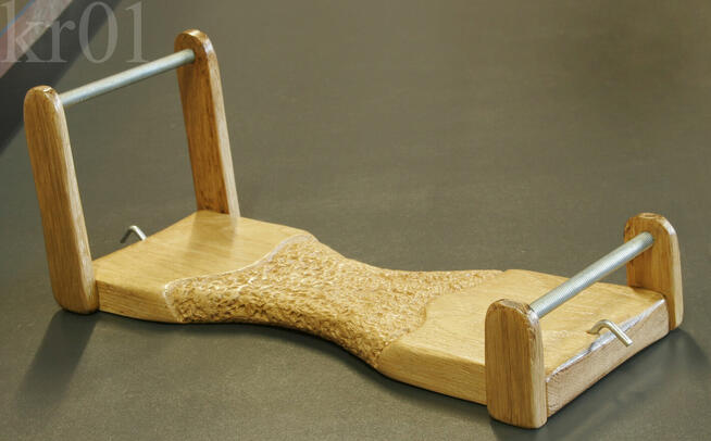 Krosno drewno dębowe zdobione krosno do wyrobu bransoletek