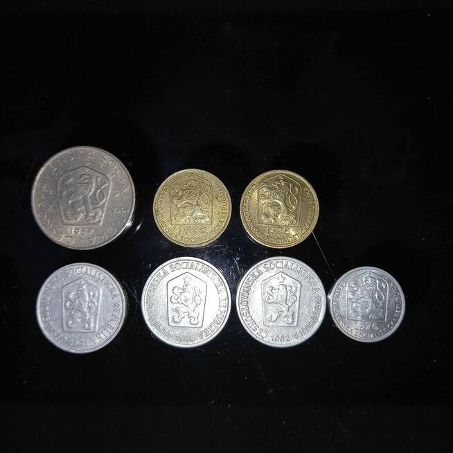 CZECHOSŁOWACJA monety obiegowe 1962 - 1988