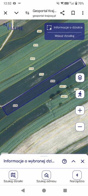 Sprzedam Pola Rolne Kl 3,4,5 Razem 7 pól 5 hektarów i 3 lasy