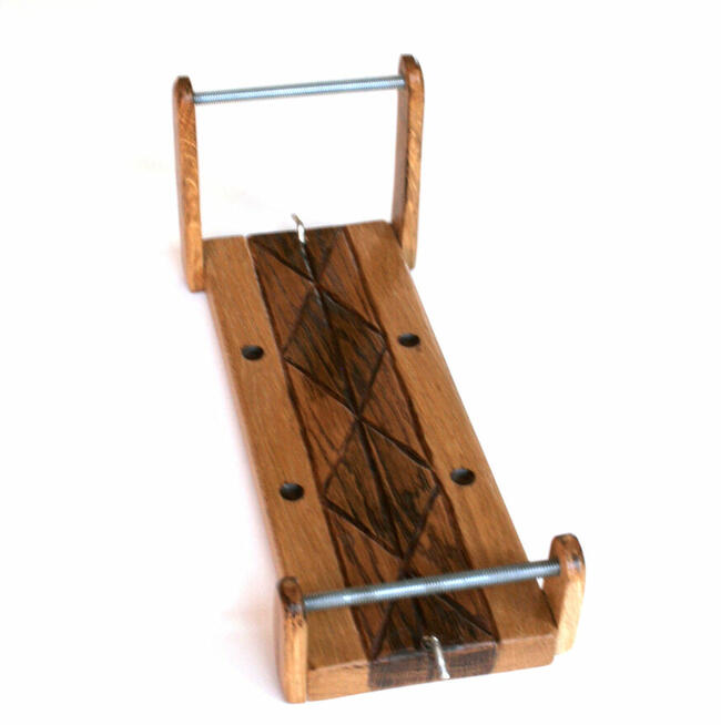 Krosno drewno dębowe zdobione krosno do wyrobu bransoletek