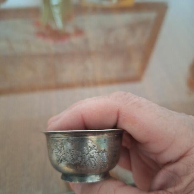 Naczynko srebro pozłacane