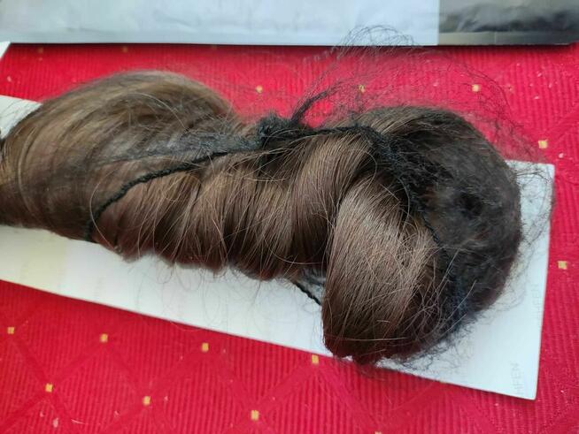 Peruka dla Kobiet Damska długie włosy brąz doczepki treski