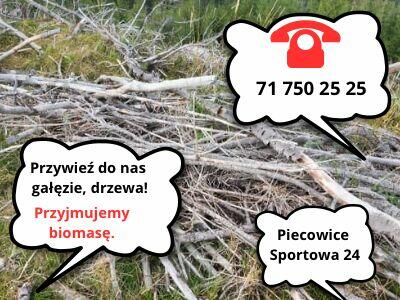 Przyjmiemy gałęzie, krzewy, biomasę