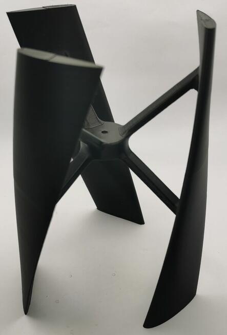 Śmigło do mini elektrowni wiatrowej 140x180mm - Darrieus