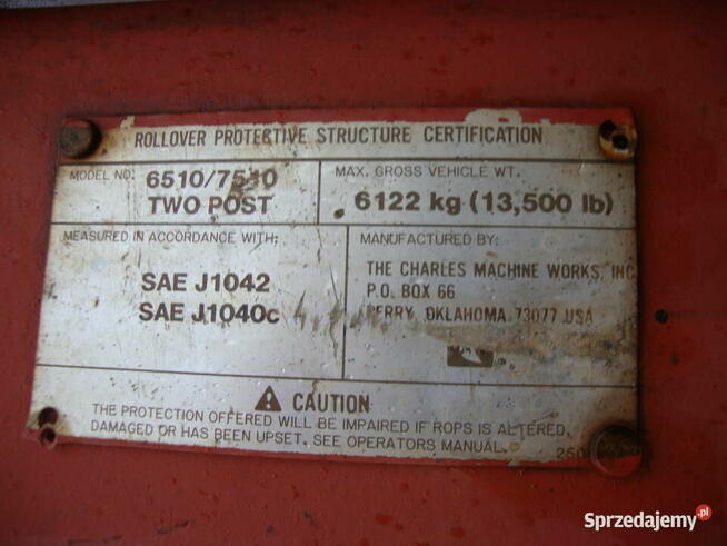 Ditch Witch 6510 nawadnianie światłowody