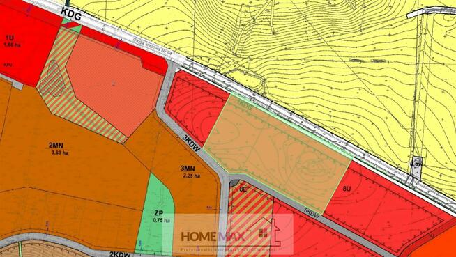 Działka usługowa Lipce gm. Miłkowice