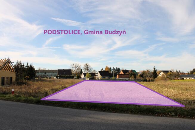 Działka budowlana Podstolice gm. Budzyń