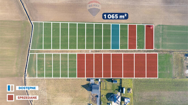 Działka z wydanymi WZ, 1065 m2!