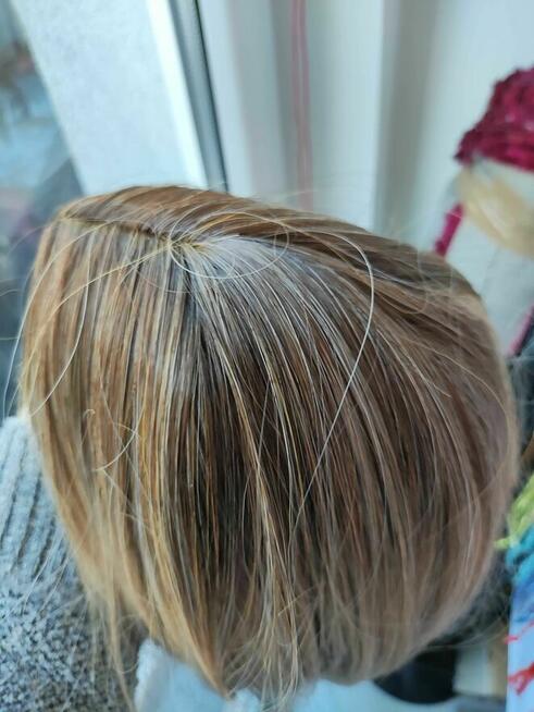 Peruka dla Kobiet Damska długie włosy ciemny blond